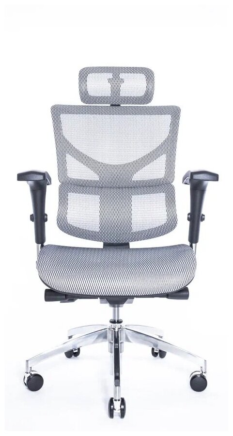 Эргономичное сетчатое кресло Falto Expert Sail АРТ, цвет серый