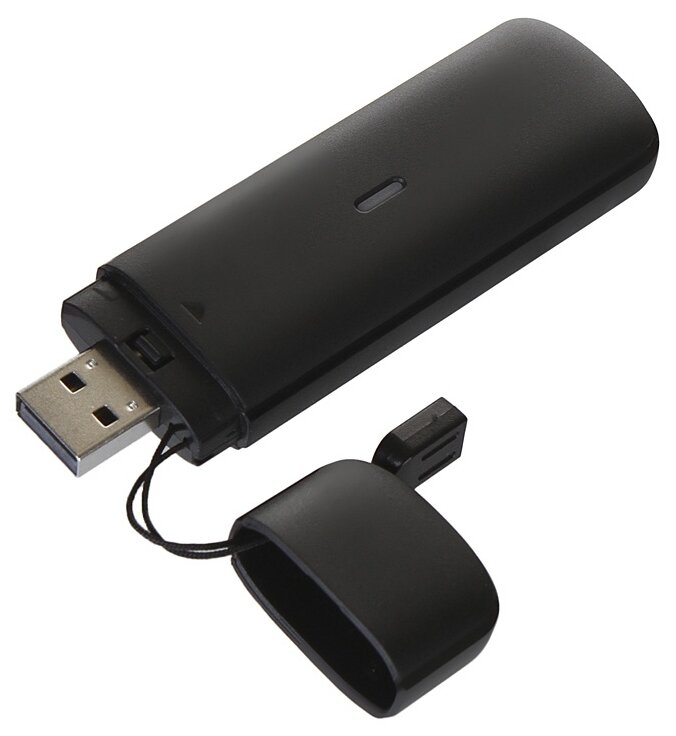 Модем 2G/3G/4G ZTE MF833R USB черный