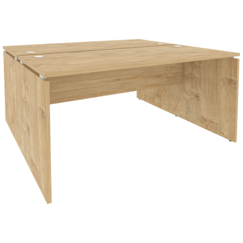 Бенч-система на 2 рабочих места Onix RIVA O.D.RS-2.4.7 Тиквуд Светлый 1580x1475x750