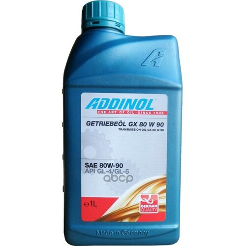 Addinol Getriebeöl Gx 80W90 Gl-5/Gl-4 Жидкость Трансмиссионная (1L) ADDINOL арт. 4014766070975