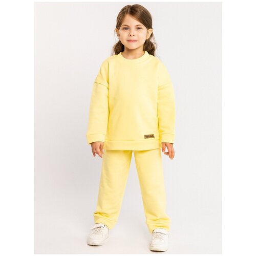 Комплект одежды YOULALA, размер 110-116, желтый комплект одежды youlala размер 110 116 желтый