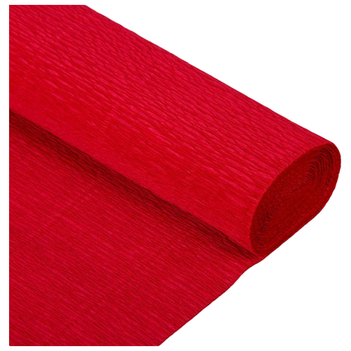 фото Цветная бумага крепированная в рулоне 180 г cartotecnica rossi, 50х250 см, 1 л. , 586 rosso carminio