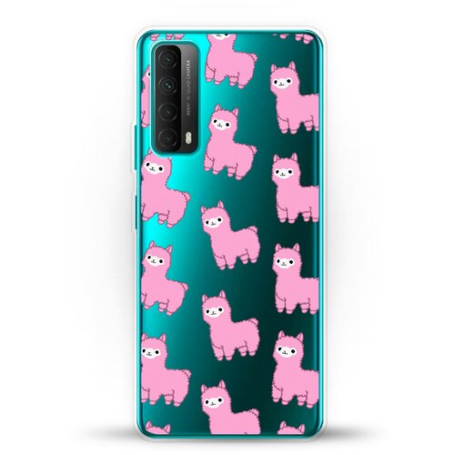 фото Силиконовый чехол ламы на huawei p smart 2021 andy & paul