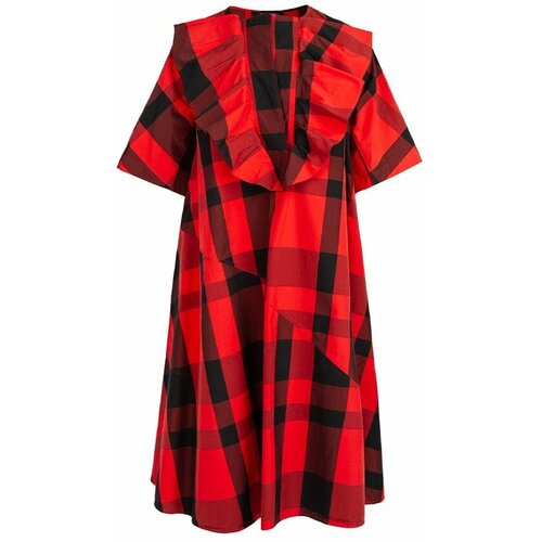 фото Платье sofie d'hoore, хлопок, повседневное, размер 38, мультиколор