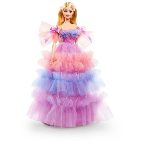 Кукла Barbie Пожелания ко дню рождения, GTJ85 разноцветный кукла barbie пожелания ко дню рождения коллекционная ght42 разноцветный
