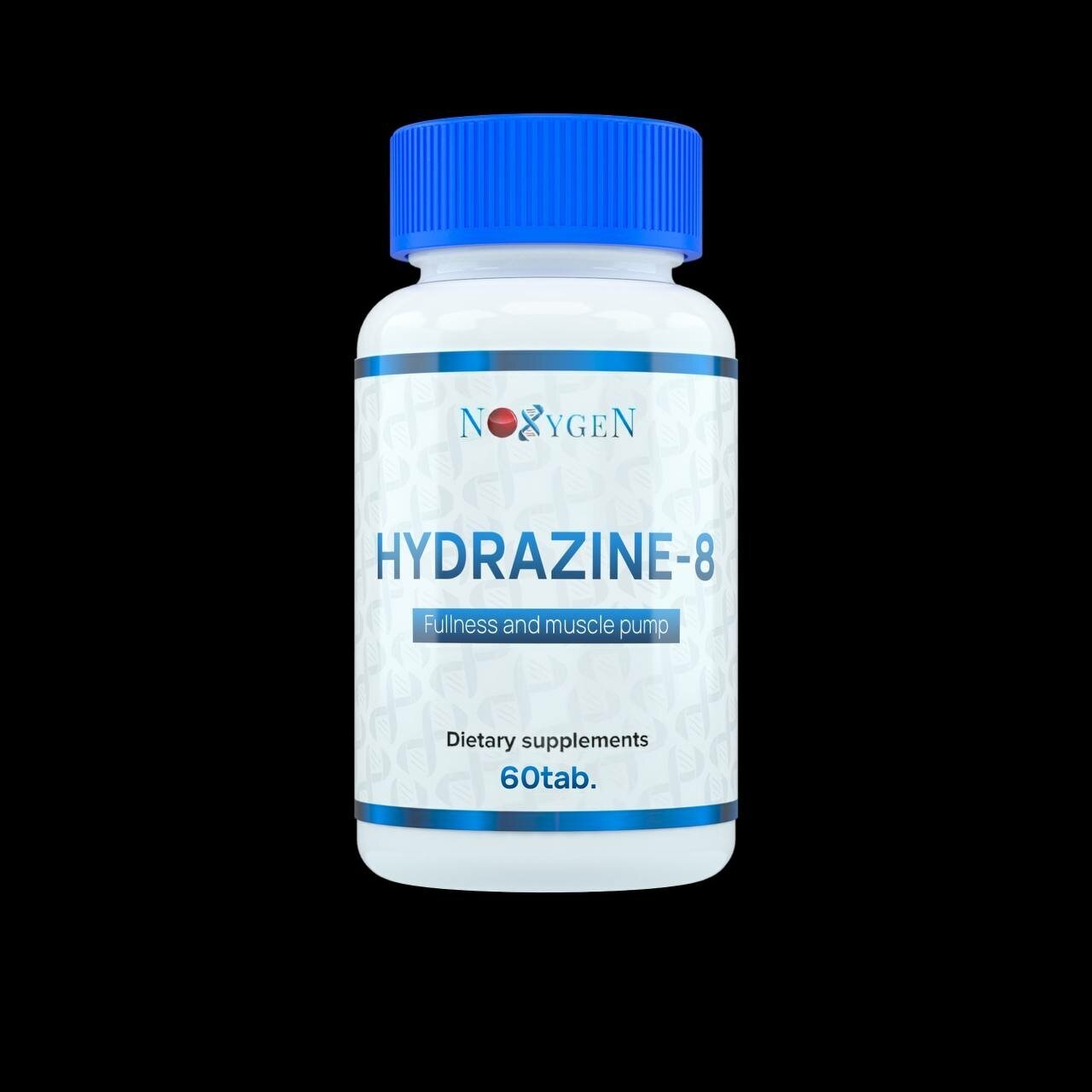 Noxygen Hydrazine-8 60 таб. инновационный памп-комплекс, предтреннировочный комплекс, поддержка здоровья сердца и сосудов. Эксклюзивная памп разработка для тренировок. — фото 1