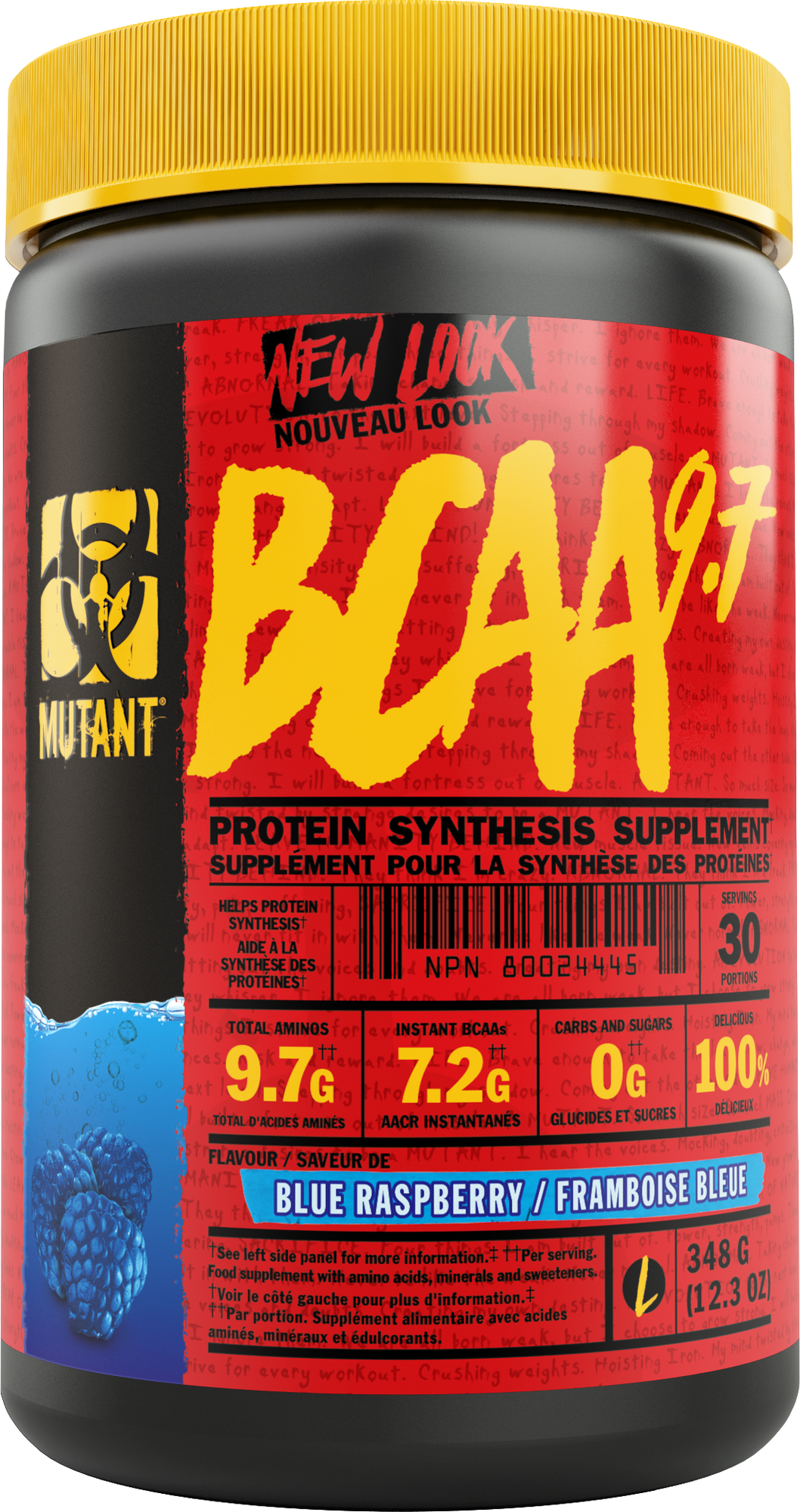 BCAA Mutant BCAA (348-363 г) ежевика