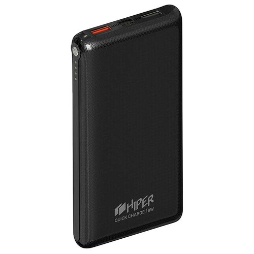 фото Аккумулятор hiper quick 10000 mah, черный