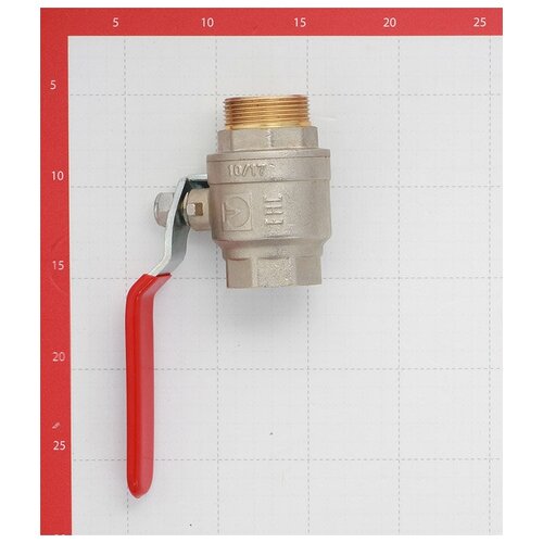 Кран шаровой латунный VALTEC Base (VT.215. N.08) 1 1/2 ВР(г) х 1 1/2 НР(ш) ручка прямой