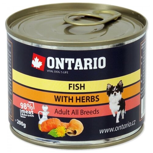 ONTARIO для взрослых собак рыбное ассорти (200 гр)