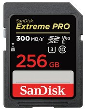 Карта памяти SanDisk Extreme Pro SDXC 256GB UHS-II U3 V90 R300/W260MB/s (SDSDXDK-256G-GN4IN)