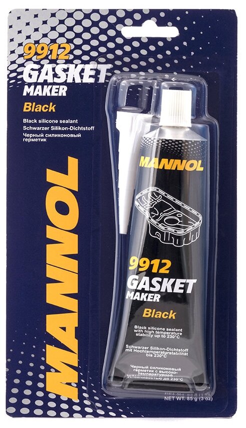 Mannol  .  Silicone-Gasket Schwarz 85 (-40+230) (9912) MANNOL . 2408