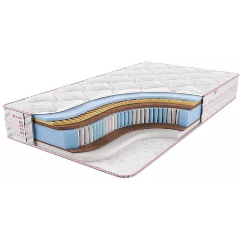 фото Матрас sontelle vivre tense reef, пружинный, белый