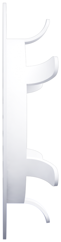 Вентиляционная решетка круглая 10RKL, белый - фотография № 2