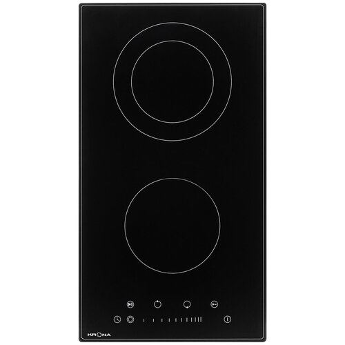 Поверхность домино стеклокерамическая KRONA LAUREL 30 BL черный 1249000₽