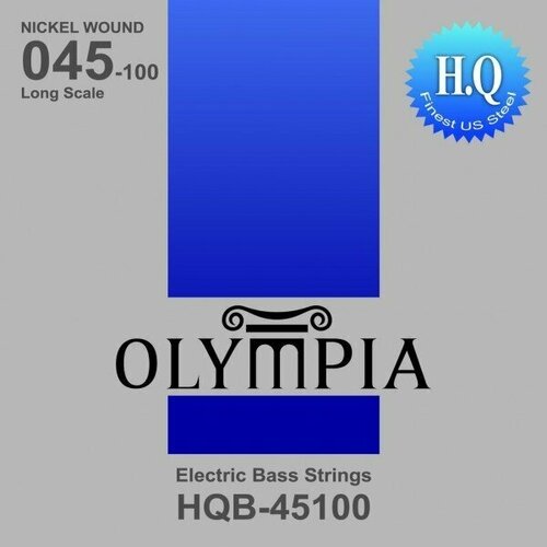 Olympia HQB 45100 Струны для бас-гитары olympia ebs440 струны для бас гитары nickel wound 45 65 80 100
