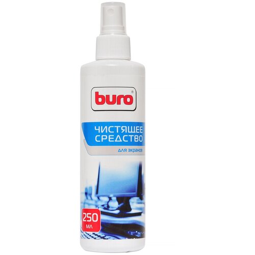 Buro BU-Sscreen 250 мл, белый спрей buro bu sscreen для экранов жк мониторов 250 мл