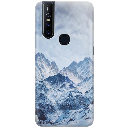 фото Cиликоновый чехол на vivo v15 / виво в15 с принтом "снежные горы" gosso