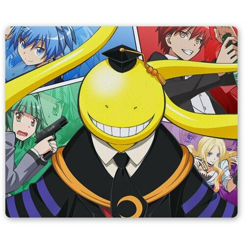 Коврик для мышки прямоугольный Assassination Classroom - Коро-сэнсэй коврик для мышки прямоугольный assassination classroom