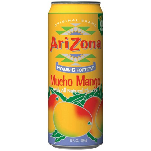 Напиток сокосодержащий AriZona Mucho Mango, 0.68 л, 680 г