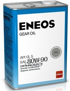 Масло Трансмиссионное Eneos Gear Gl-5 80W90 4Л ENEOS арт. OIL1376