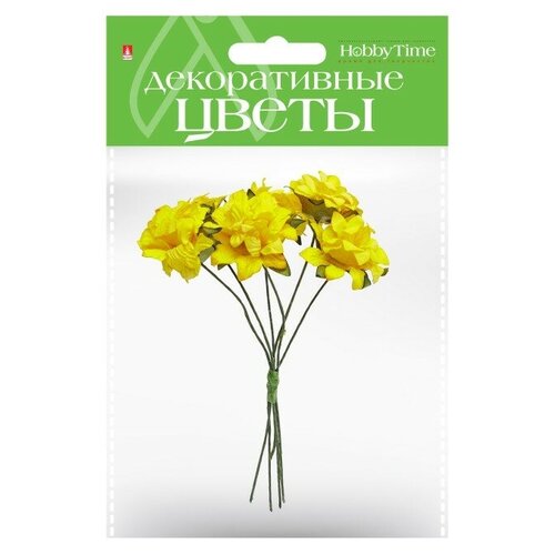 фото Декоративные цветы, в связке ( 4 вида ), набор №3 hobby time