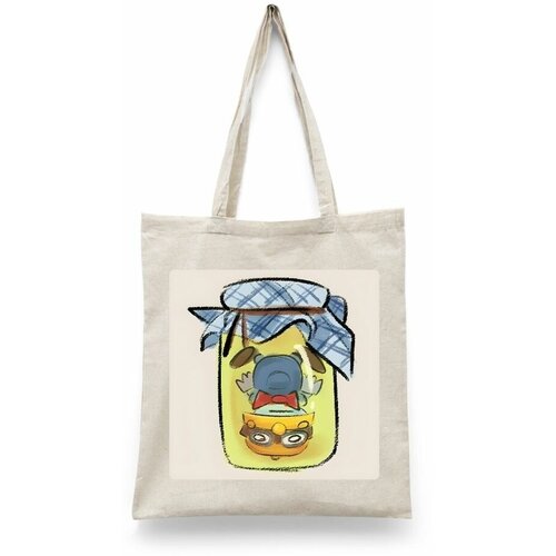 фото Сумка шоппер каждому своё, бежевый