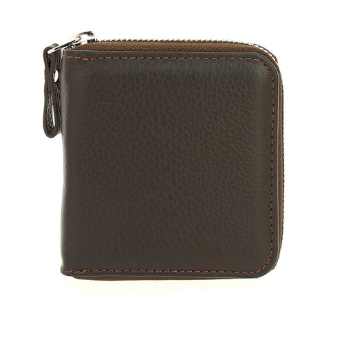 фото Кошелек versado, натуральная кожа, на молнии, отделения для карт и монет, коричневый