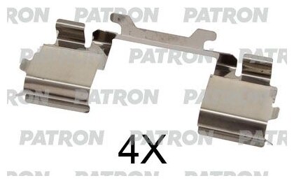 Монтажный комплект тормозных колодок PATRON PSRK1346