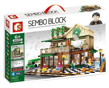 Конструктор Sembo Block Кофейня 601093