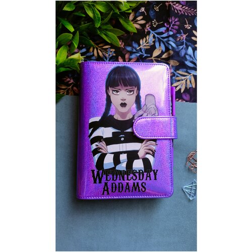 Ежедневник (планер) в мягкой кожаной обложке фиолетовый 