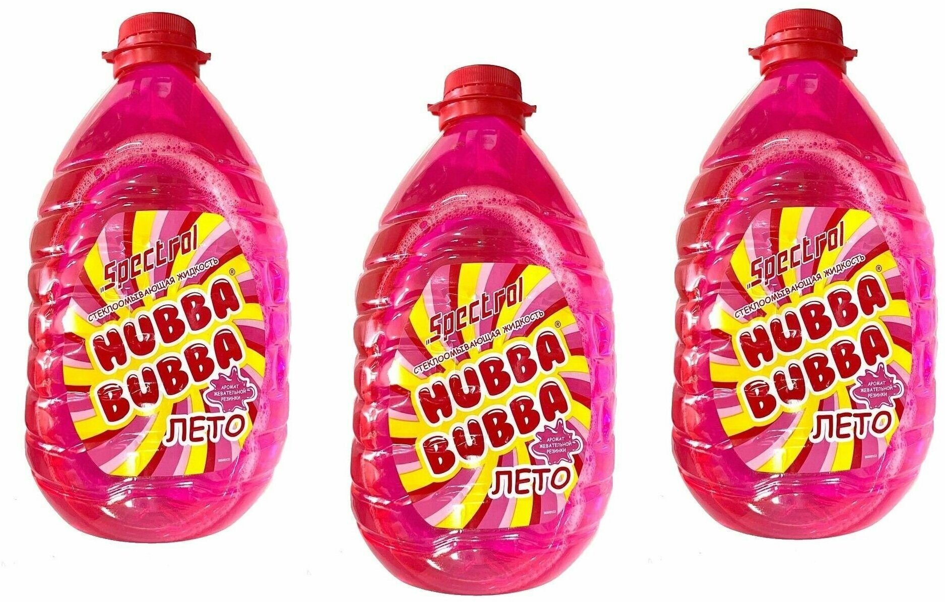 Летний омыватель стекол / Жидкость стеклоомывателя / Омывайка Hubba Bubba, SPECTROL, комплект 3 шт 5 л