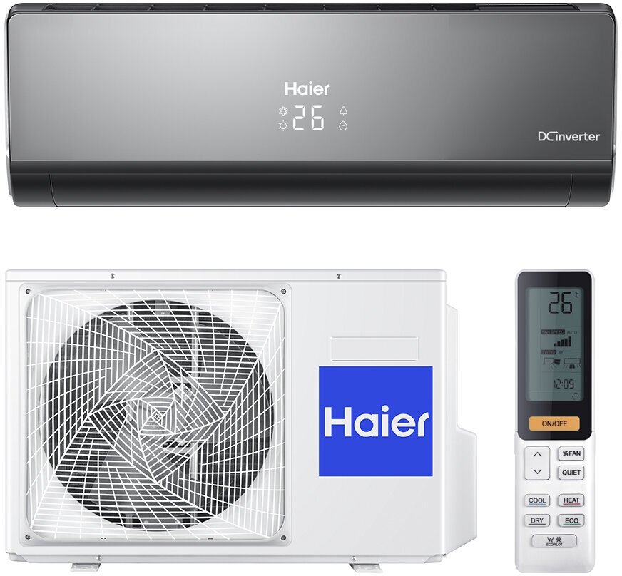 Сплит-система Haier HSU-12HNF303/R2-B / HSU-12HUN203/R2 внутренний и внешний блоки