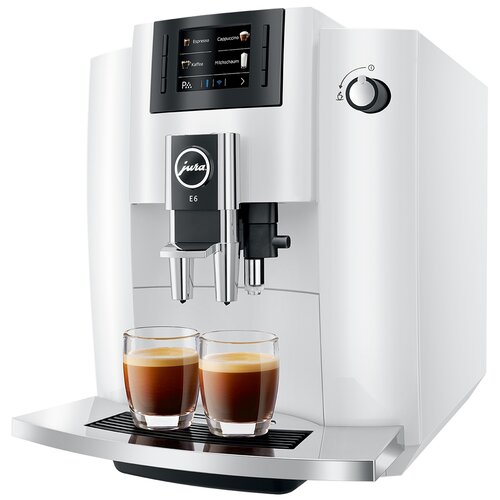 Автоматическая кофемашина Jura E6 (EB), Piano White