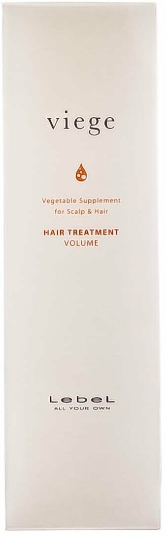 Lebel Маска для объема волос Treatment Volume 240 мл (Lebel, ) - фото №6