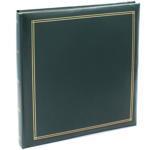 Фотоальбом MIRA традиционный (книжный переплет) на 30 листов 30х33 см, серия FMA тип VBB30 цвет 101, зеленый