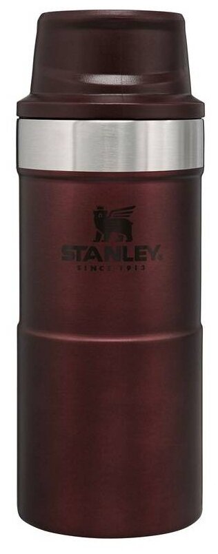 Термокружка Stanley Classic Trigger Action One hand (0,35 литра), бордовая