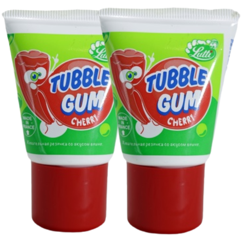 фото Жевательная резинка lutti tubble gum cherry, 2 шт