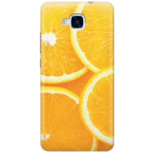 фото Cиликоновый чехол на honor 5c / хонор 5с с принтом "апельсины" gosso