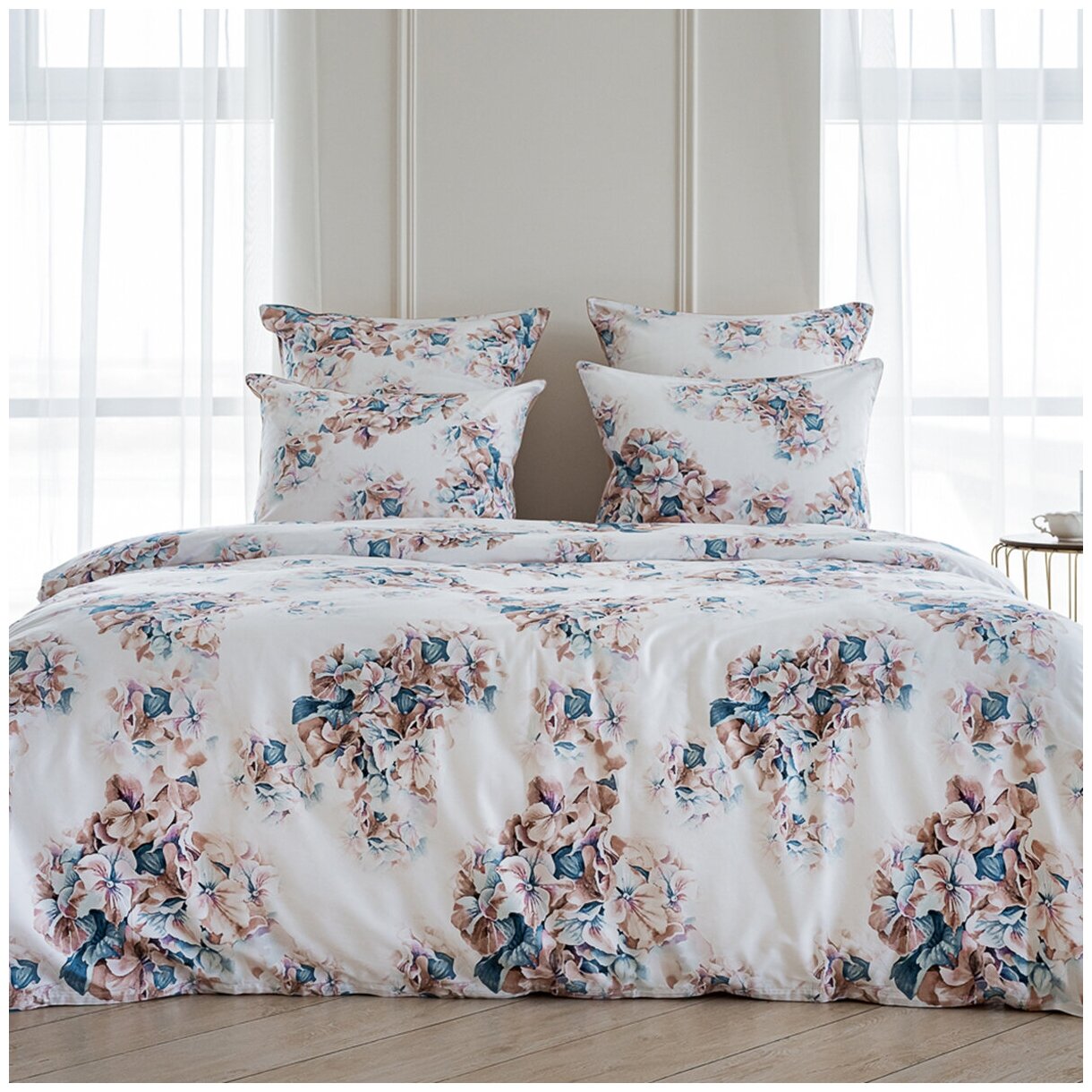 Комплект постельного белья La Prima постельное бельё мако-сатин вивьен размер Семейный (145x215см - 2)