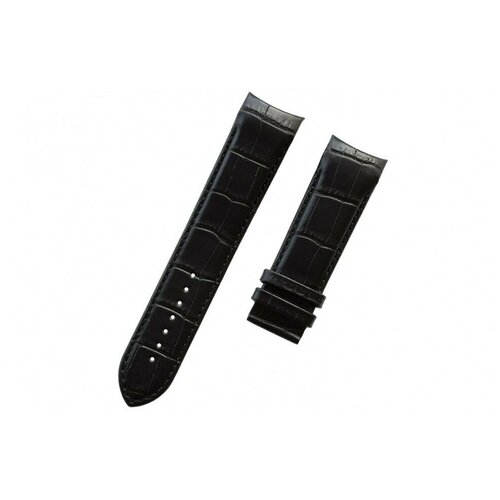 фото Черный кожаный ремешок tissot t610028594, теленок, имитация крокодила, xl, без замка, 24/22, для часов tissot couturier t035.614, t035.627
