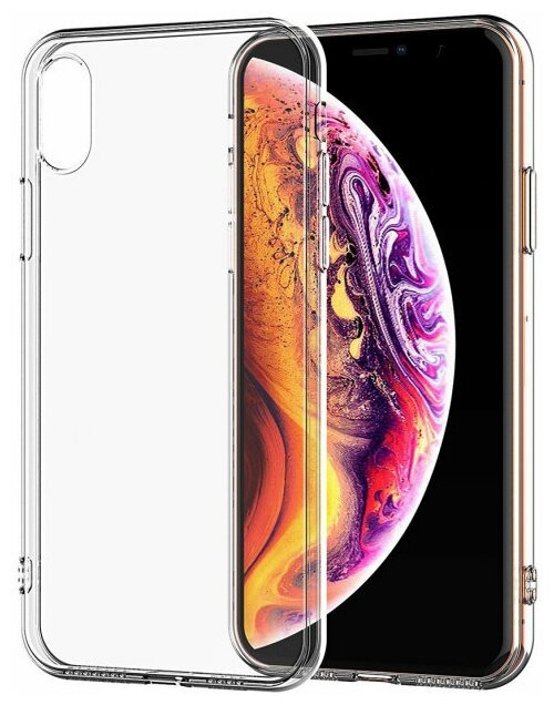 Чехол прозрачный для Apple iPhone X/XS