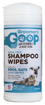 Groomer`s Goop SHAMPOO WIPES моющие салфетки 40шт/уп