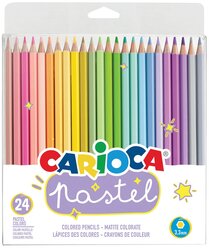 Carioca Карандаши цветные Pastel 24 цвета (43310)