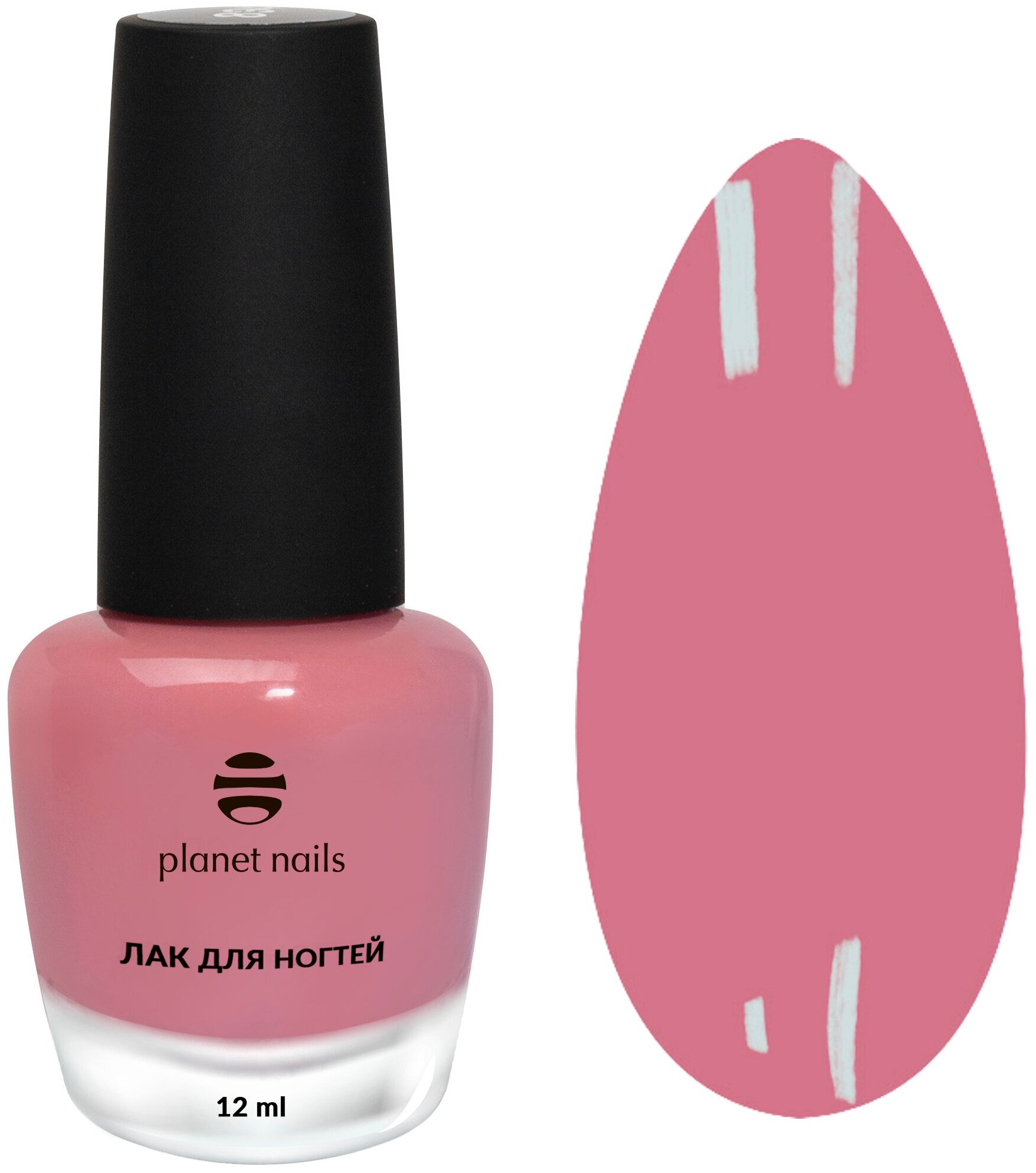 Planet nails Лак для ногтей С эффектом гелевого покрытия 12 мл