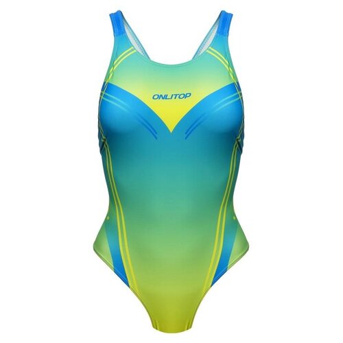 фото Купальник спортивный, слитный, женский, размер 44 5215091 onlitop