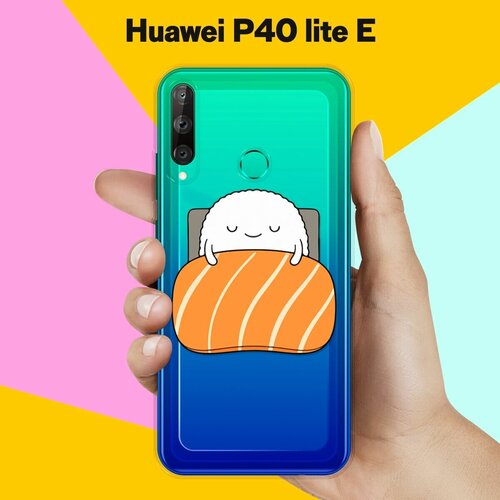 Силиконовый чехол Суши засыпает на Huawei P40 Lite E силиконовый чехол суши засыпает на honor 10 lite