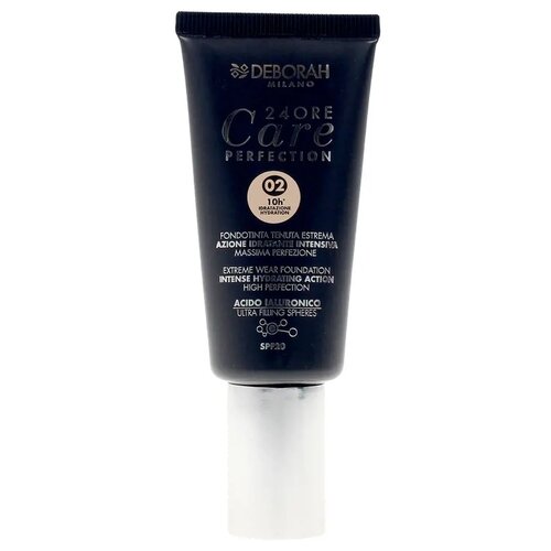 DEBORAH Тональный крем 24 Ore Care Perfection, 30 мл/30 г, оттенок: 2 тональный крем уход deborah milano 24ore care perfection extreme wear foundation 30 мл