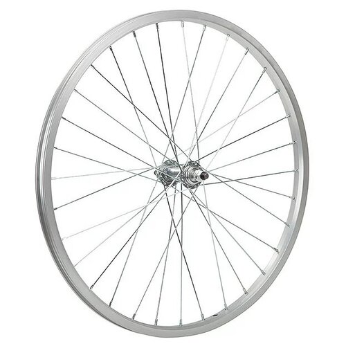 Колесо для велосипеда переднее Felgebieter Х95070 24 серебристый колесо 20 переднее в сборе алюминиевый обод 28 отверстий втулка sf a03f сталь гайка х95069