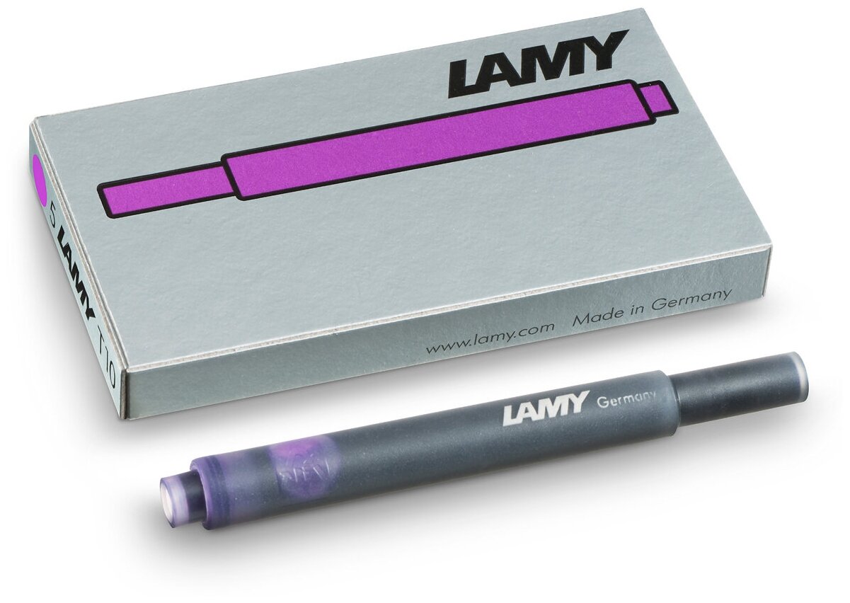 Чернила в патронах LAMY T10, Фиолетовый, 5 шт./уп 1605783